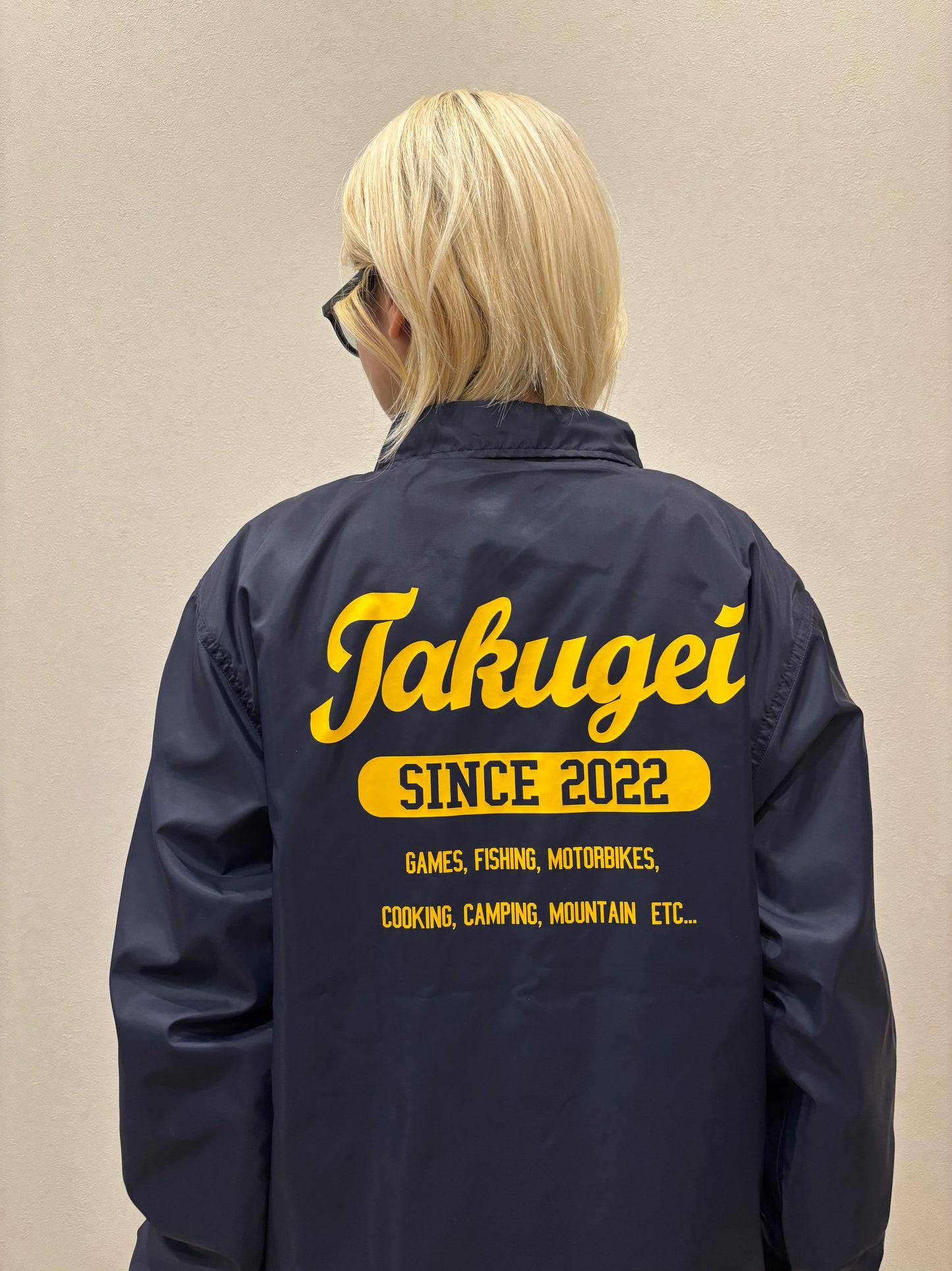 TGロゴ コーチジャケット
