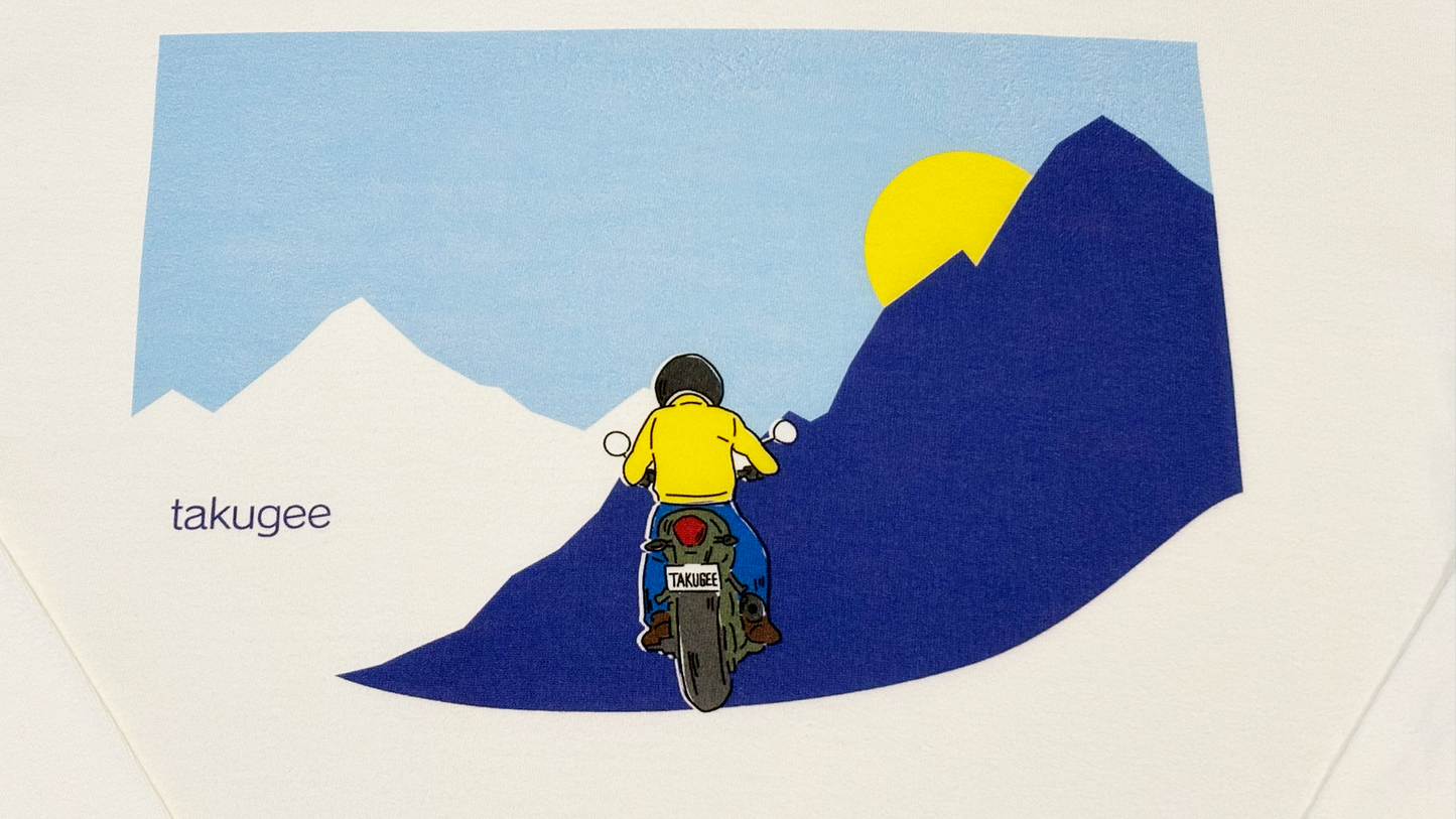 【期間限定 / 受注生産】「マウンテンなバイク」6.2オンス ロングTシャツ