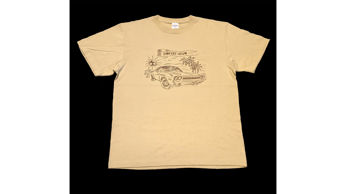 【受注生産】タクゲーファンミーティングin熱海 Tシャツ（アッシュ / ライトベージュ）