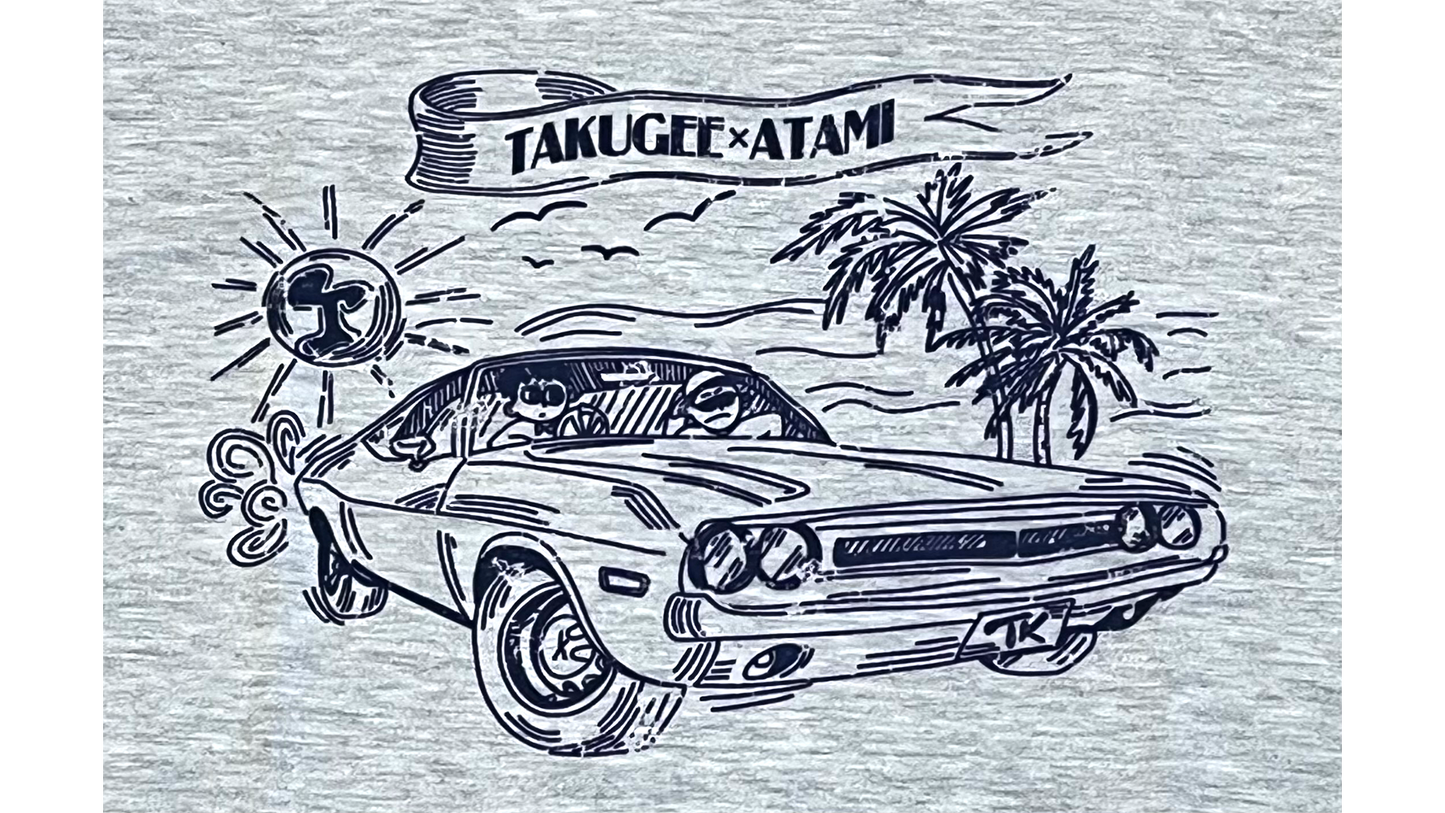 【受注生産】タクゲーファンミーティングin熱海 Tシャツ（アッシュ / ライトベージュ）