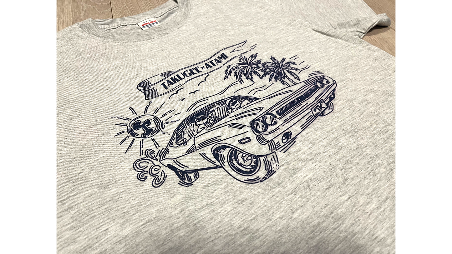 【受注生産】タクゲーファンミーティングin熱海 Tシャツ（アッシュ / ライトベージュ）